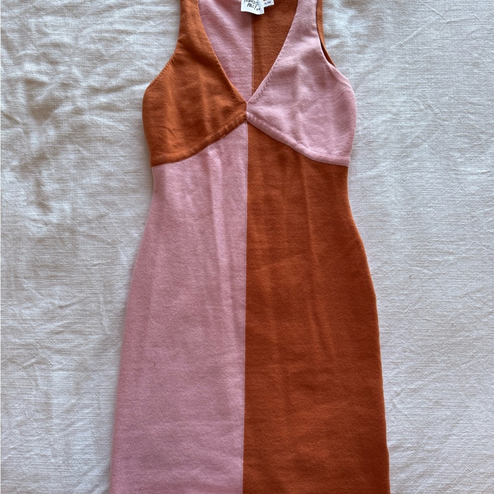 Colorblock Sweater Dress